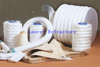 Boiler Insulation Ceramic Fiber Refractory Textiles Oil / Water Vapor Resistent
